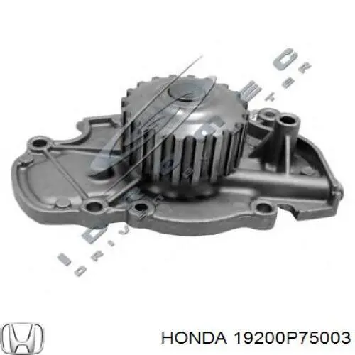 Помпа охлаждения Honda 19200P75003 цена, от 28.43 USD