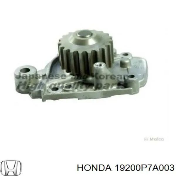 Bomba de agua 19200P7A003 Honda