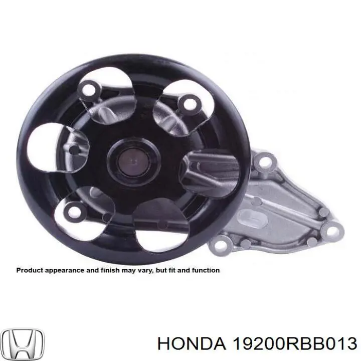 Bomba de agua 19200RBB013 Honda/Acura