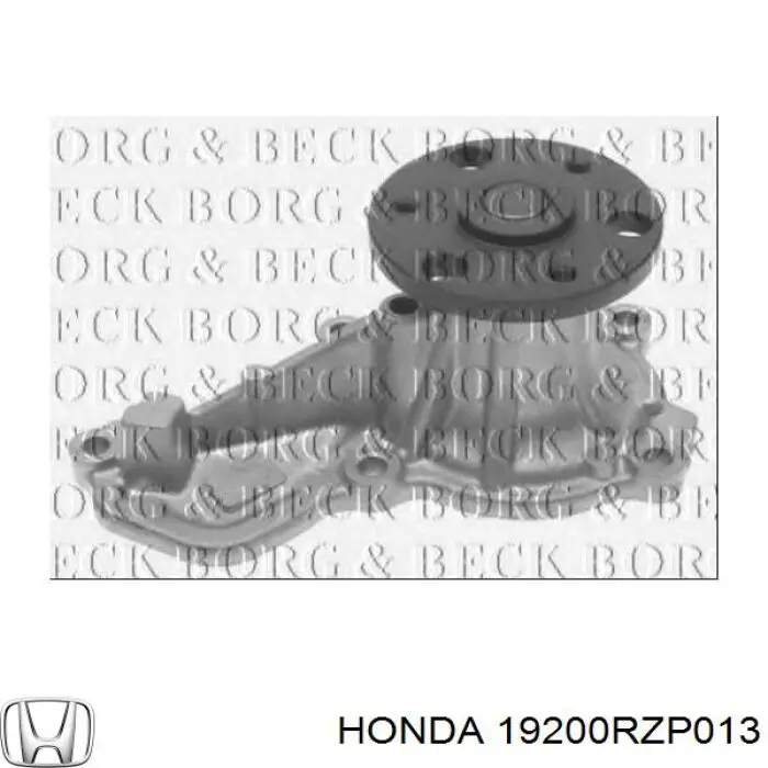 Купить 19200RZP013 Honda Насос охлаждения