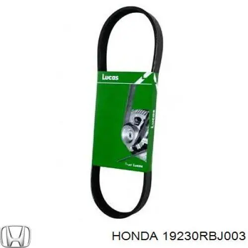 Купить 19230RBJ003 Honda Ремень генератора