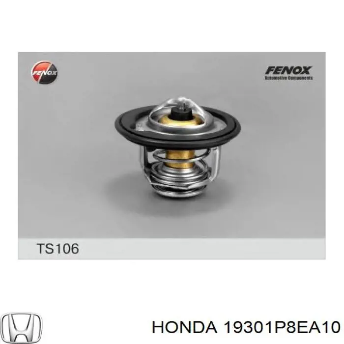 Termostato, refrigerante 19301P8EA10 Honda/Acura