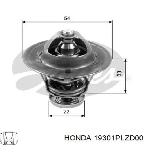 19301PLZD00 Honda