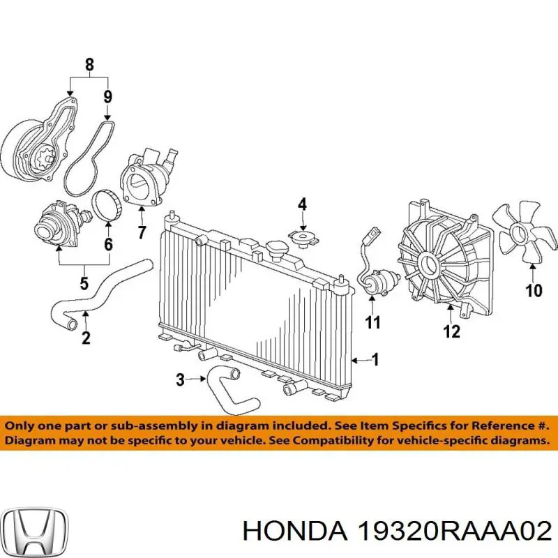 19320RAAA02 Honda
