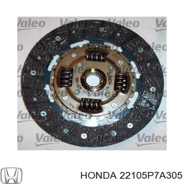 Kit de embrague (3 partes) 22105P7A305 Honda