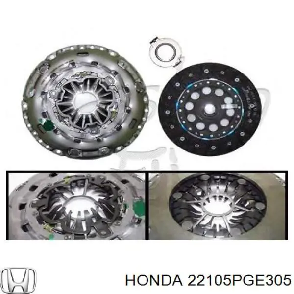 Комплект сцепления (3 части) Honda 22105PGE305 цена, от 212.38 USD