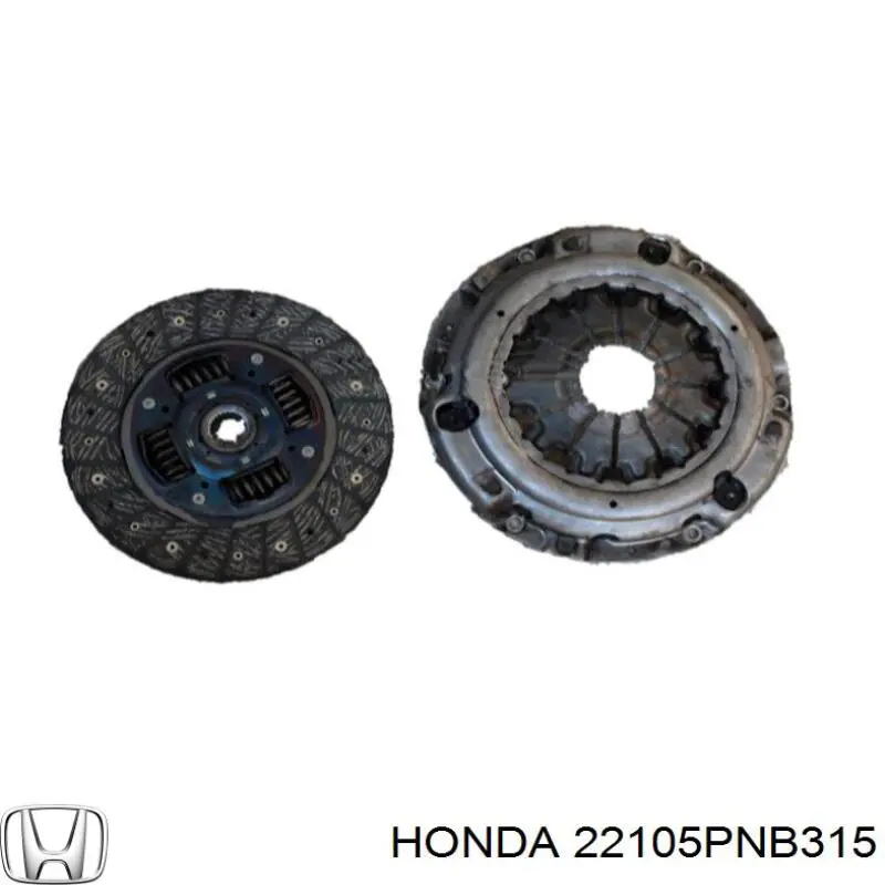 Комплект сцепления (3 части) Honda 22105PNB315 цена, от 189.84 USD