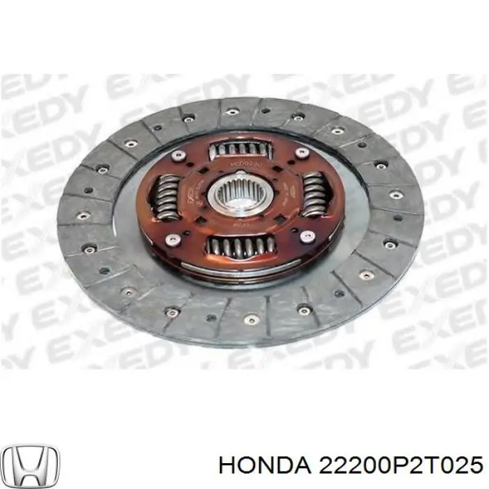22200-P2T-025 Honda диск сцепления