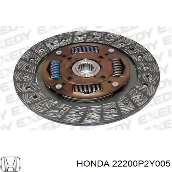 Купить 22200P2Y005 Honda Диск сцепления