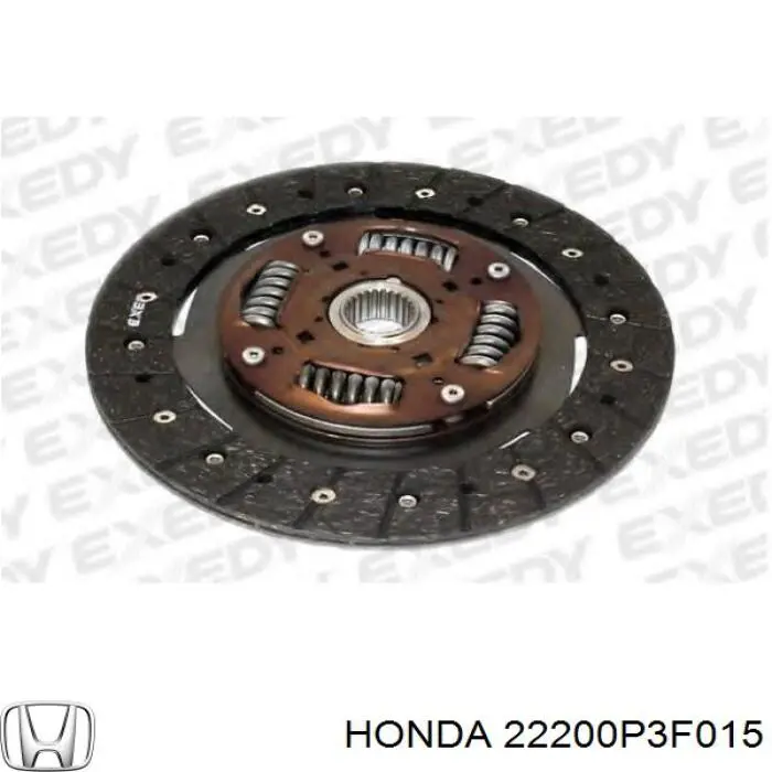 Диск сцепления 22200P3F015 Honda