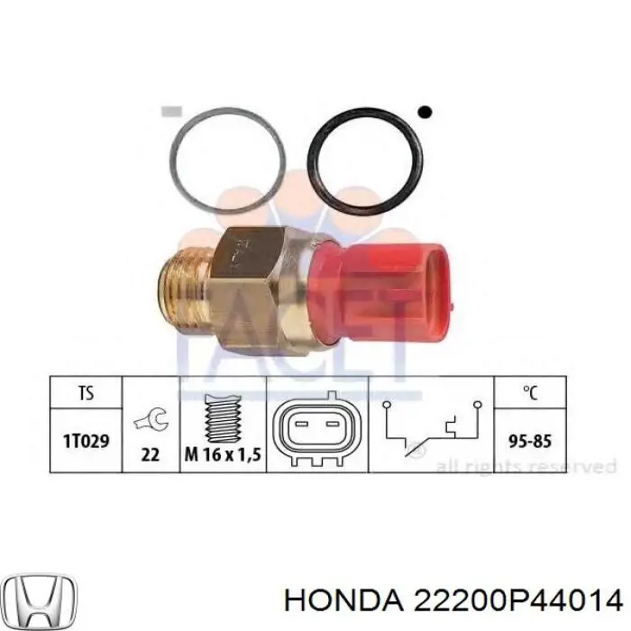 Диск сцепления 22200P44014 Honda