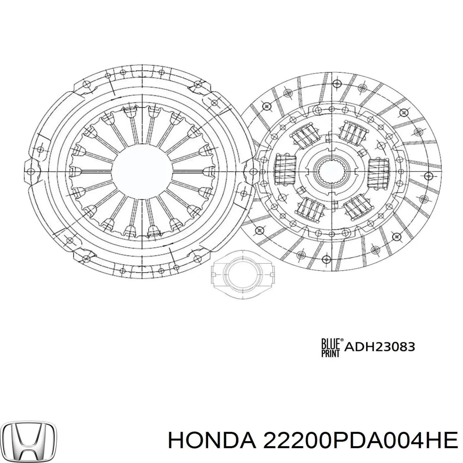 22200PDA004HE Honda 