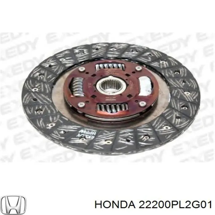 Диск сцепления 22200PL2G01 Honda