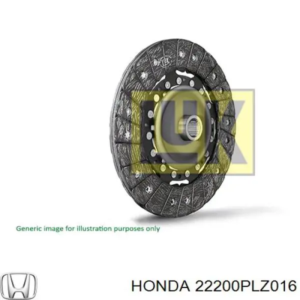 Диск сцепления Honda 22200PLZ016 цена, от 187.40 USD