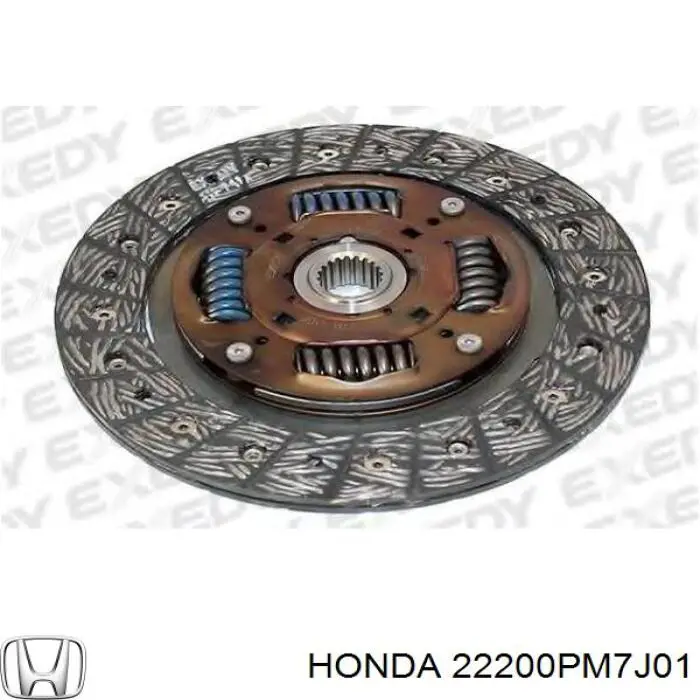 22200-PM7-J01 Honda диск сцепления