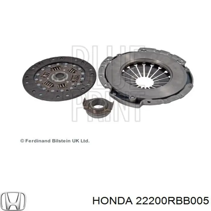 Диск сцепления Honda 22200RBB005