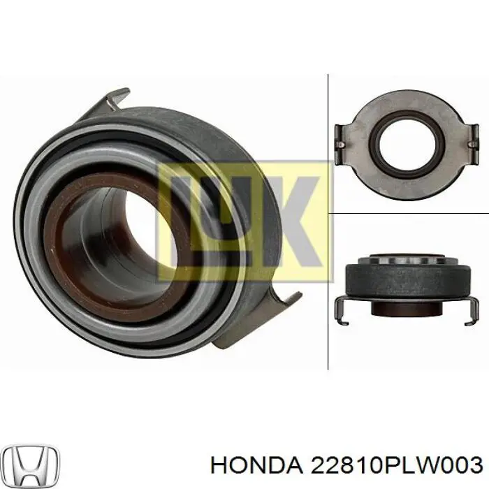 Купить 22810PLW003 Honda Подшипник включения сцепления
