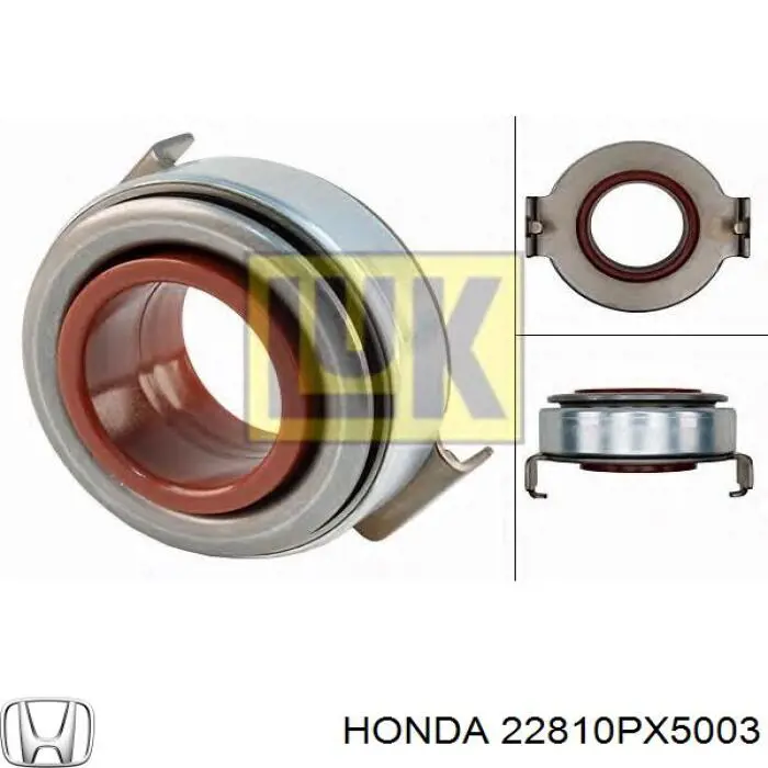 Cojinete de desembrague 22810PX5003 Honda