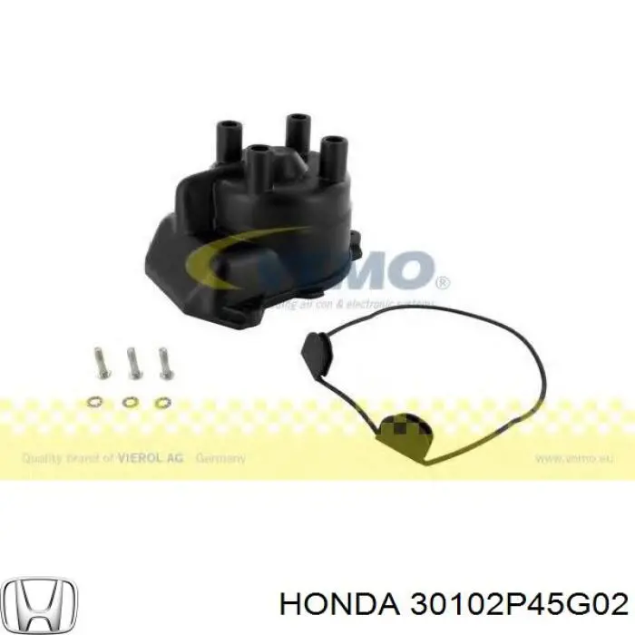 Крышка распределителя зажигания (трамблера) Honda 30102P45G02 цена, от 22.91 USD