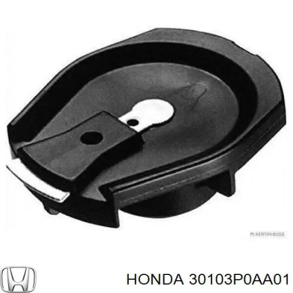 Бегунок (ротор) распределителя зажигания, трамблера Honda 30103P0AA01