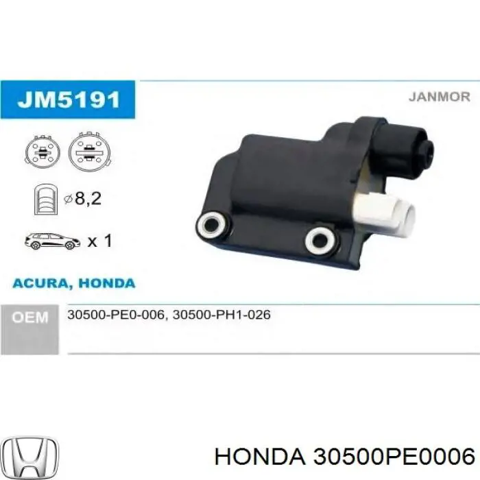 30500PE0006 Honda