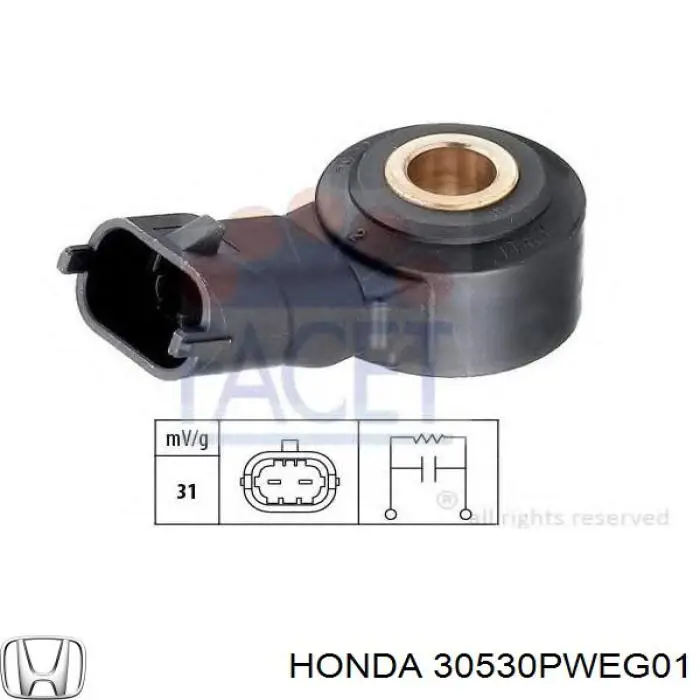 30530-PWE-G01 Honda датчик детонации
