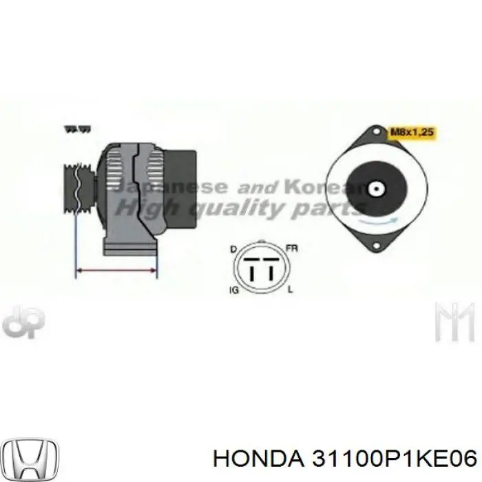 31100P1KE06 Honda генератор