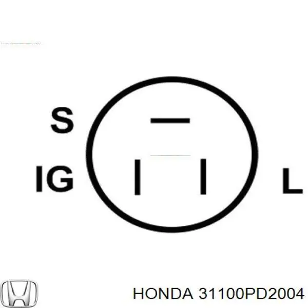 Генератор 31100PD2004 Honda