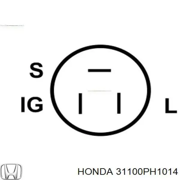 Автомобильный генератор Honda 31100PH1014 цена, от 137.07 USD