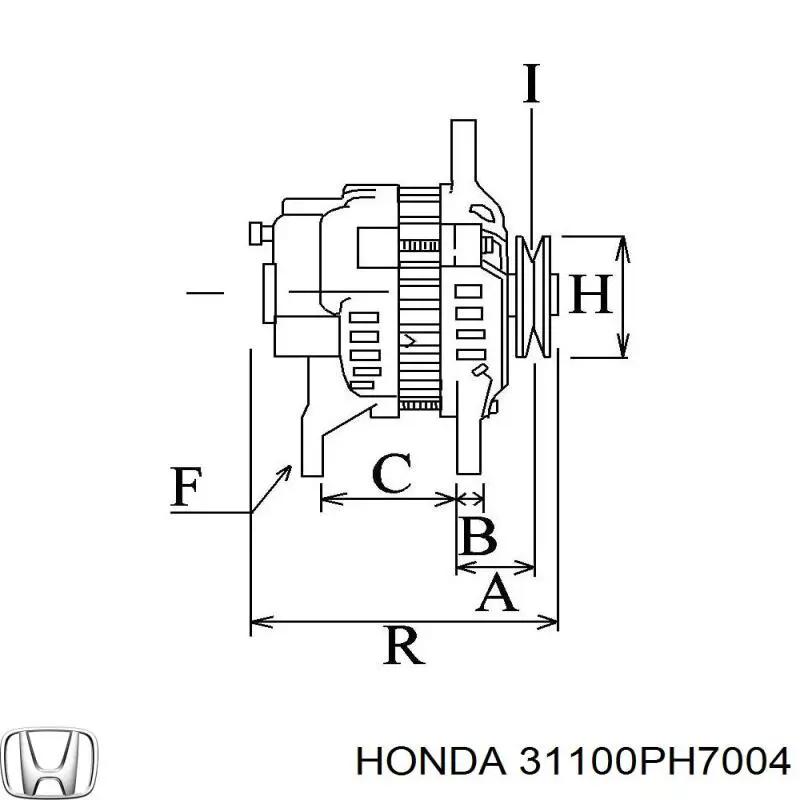 CJK22 Honda Генератор автомобильный