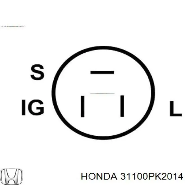 Генератор 31100PK2014 Honda