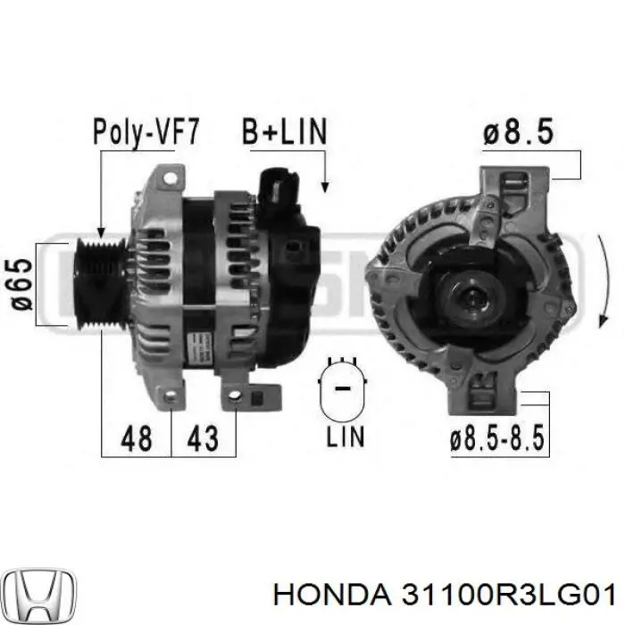 31100R3LG01 Honda gerador