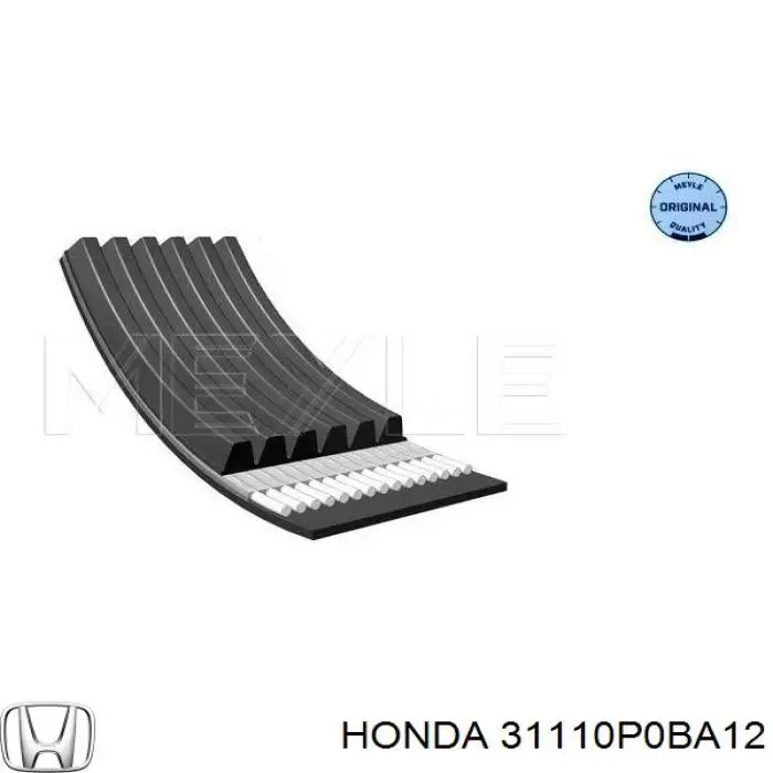Клиновый ремень Honda 31110P0BA12 цена, от 7.17 USD