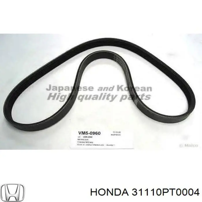 Correa trapezoidal 31110PT0004 Honda