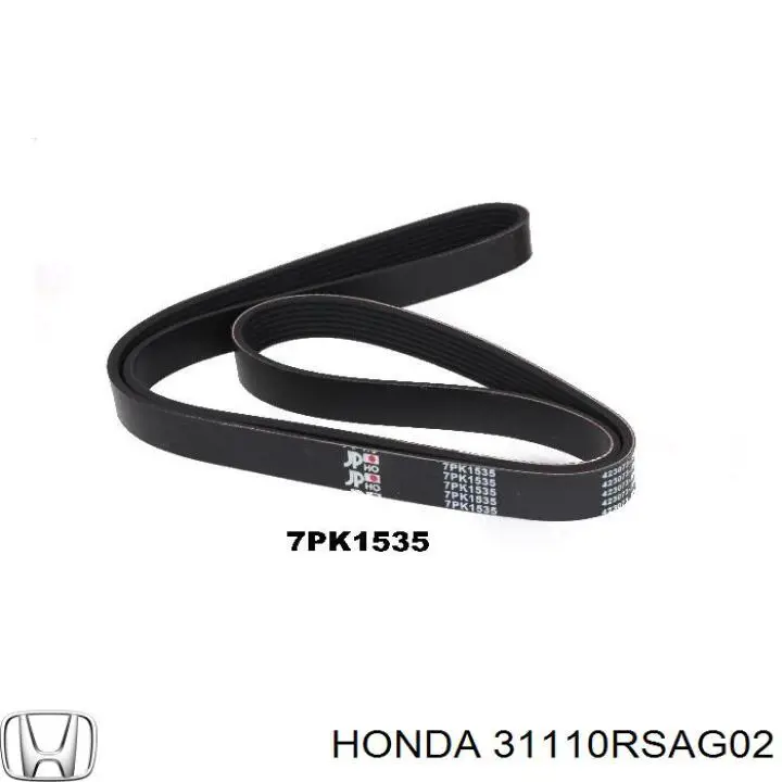 31110RSAG02 Honda Поликлиновый ремень
