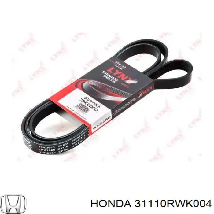 31110RWK004 Honda ремень генератора