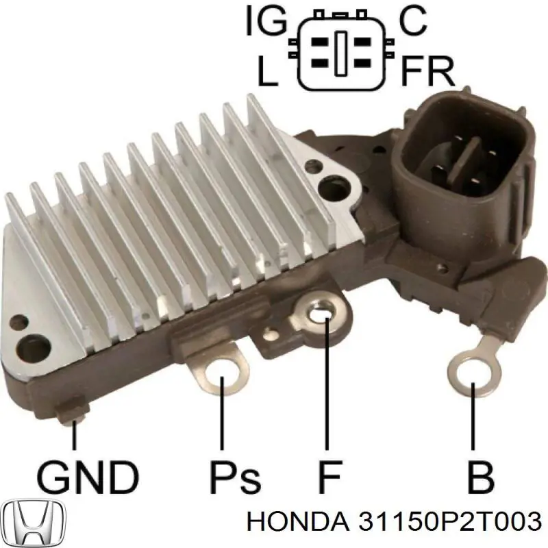 31150P2T003 Honda реле-регулятор генератора (реле зарядки)