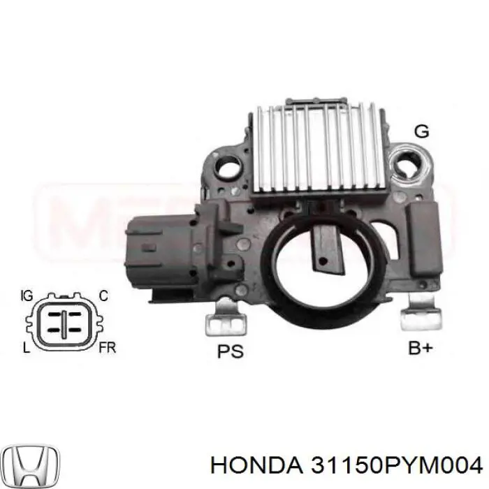 Реле генератора 31150PYM004 Honda