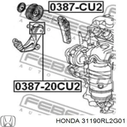 Compre 31190RL2G01 Honda Rolo de reguladora de tensão da correia de transmissão