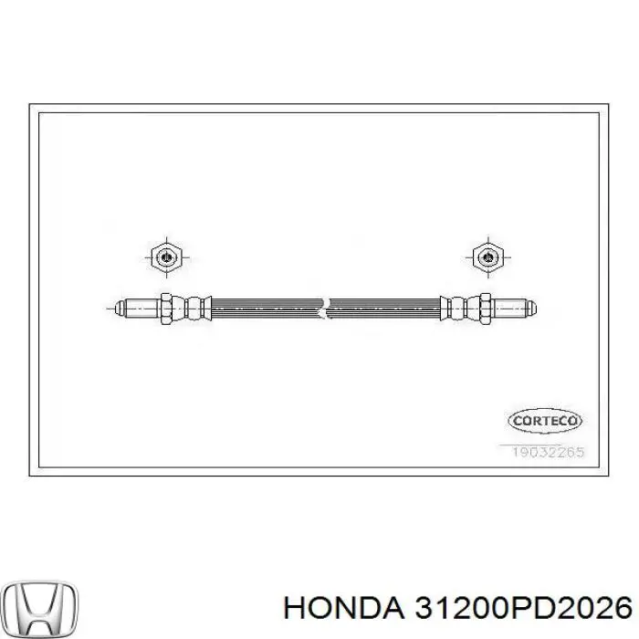31200PD2026 Honda стартер