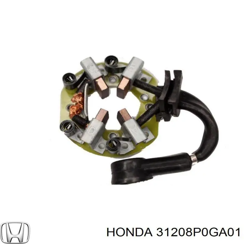 31208P0GA01 Honda porta-escovas do motor de arranco