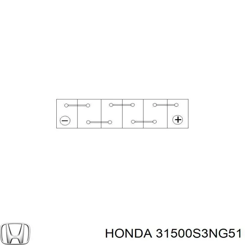 Аккумулятор Honda 31500S3NG51