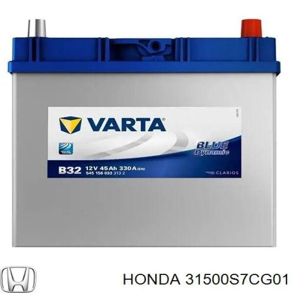 Купить Аккумулятор Honda 45 А/ч (31500S7CG01)