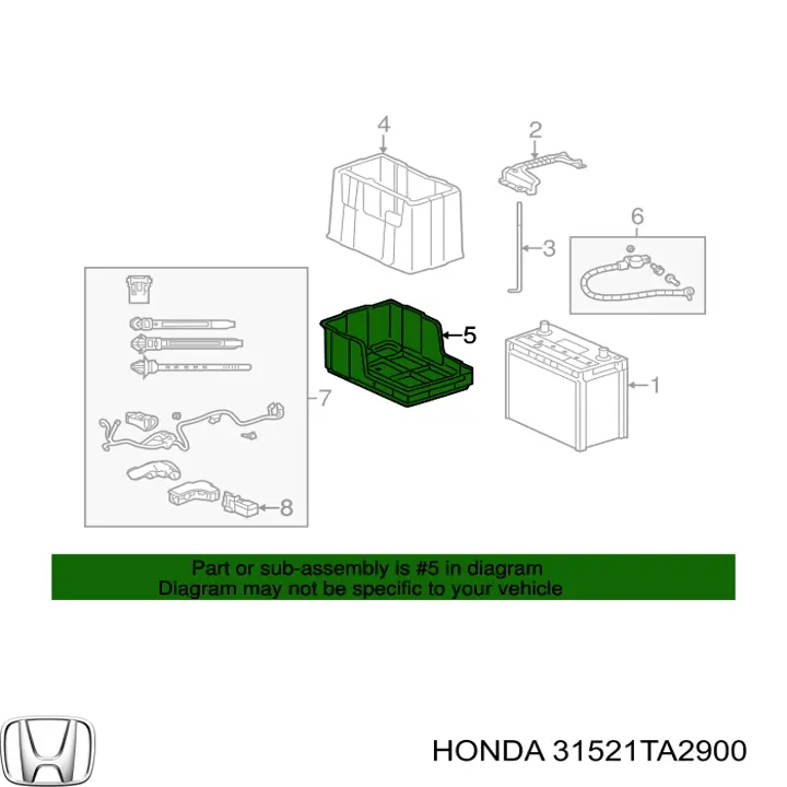 31521TA2900 Honda 