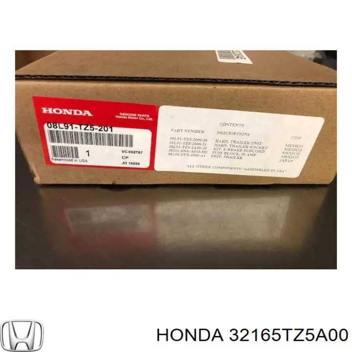 Купить 32165TZ5A00 Honda Кабель (провод) парктроника бампера заднего