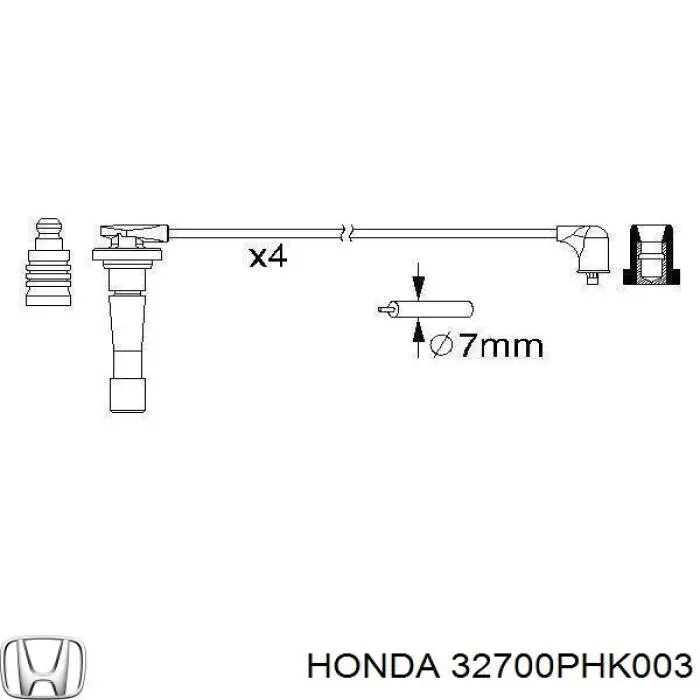 Высоковольтные провода 32700PHK003 Honda