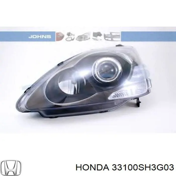 Правая блок фара Honda 33100SH3G03 цена, от 48.85 USD