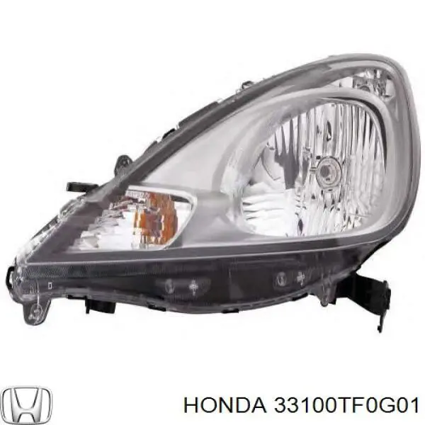 Faro derecho 33100TF0G01 Honda