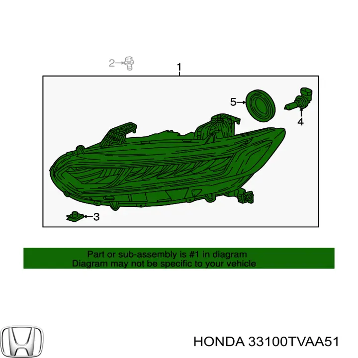 33100TVAA51 Honda