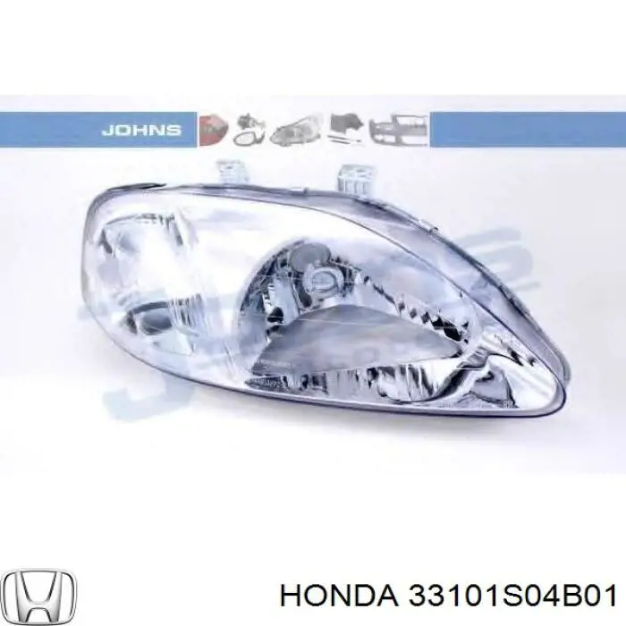Правая фара 33103SN7G02 Honda